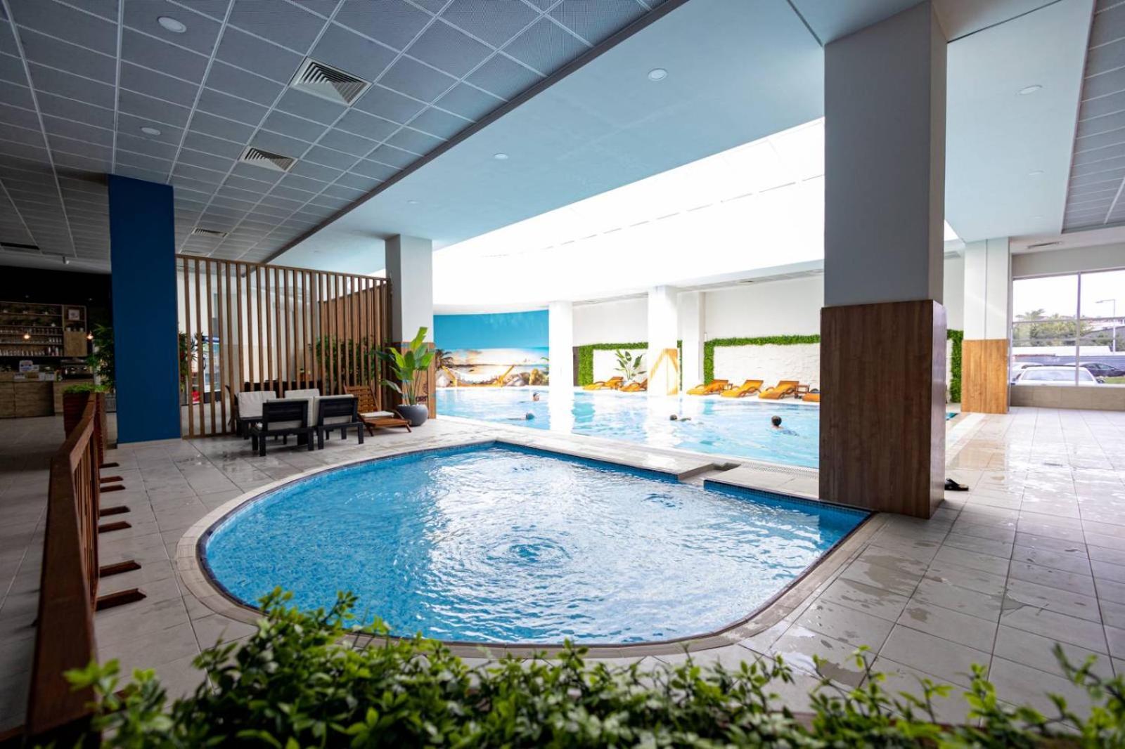 33Rd Floor Twin Apartments In Cevahir Sky City Complex With Pool, Spa, Fitness And Parking Included In Price Skopje Ngoại thất bức ảnh